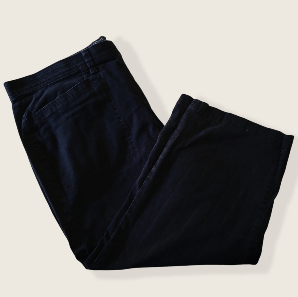 Cropped Capri Black Pants Gloria Vanderbilt